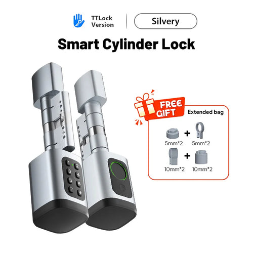 TTLock Smart Euro Door Lock – Fingerprint, Keypad & RFID Access