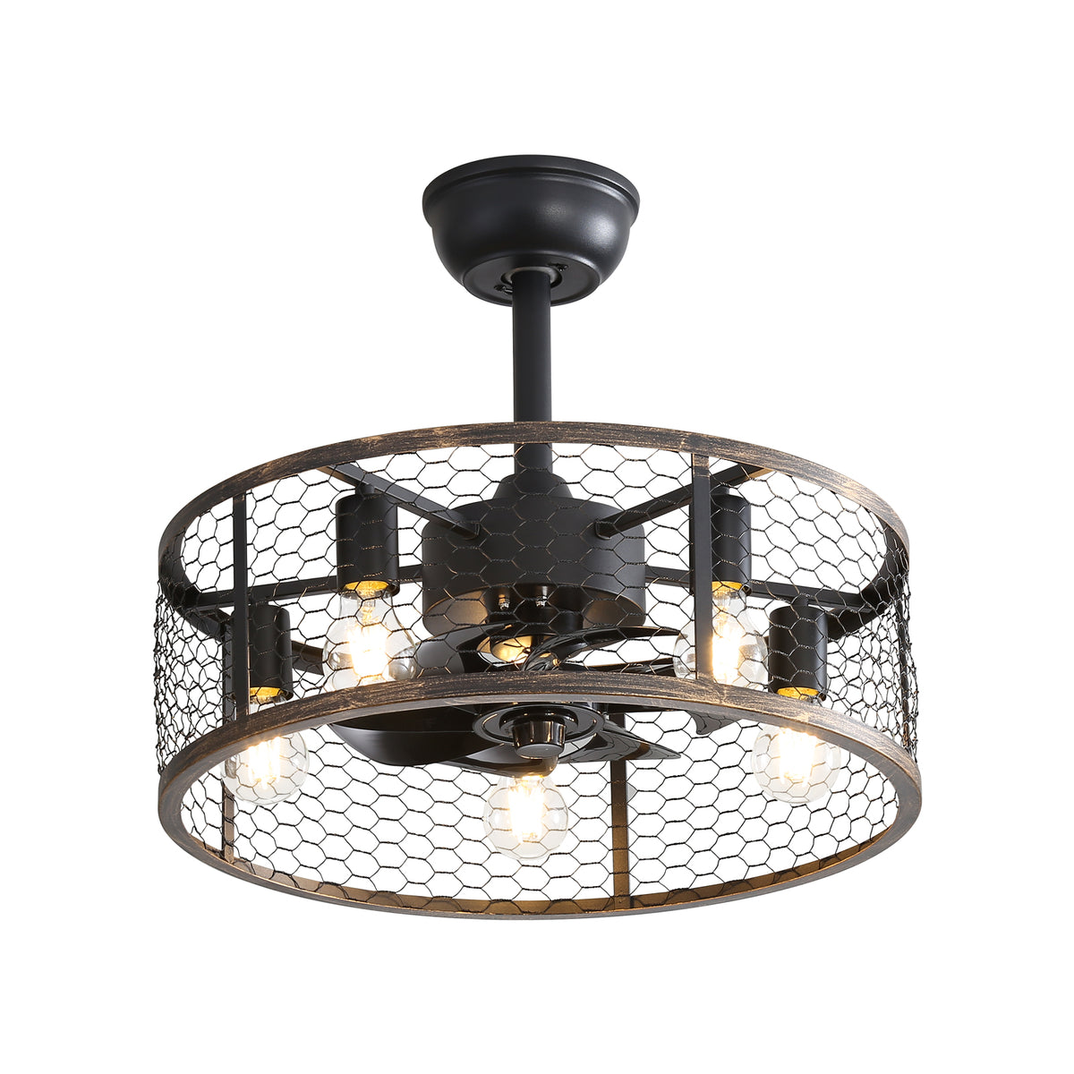 19.7In Classic Ceiling Fan with Light