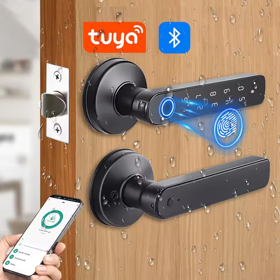 TTLock Fingerprint Smart Door Lock – Keyless App Control