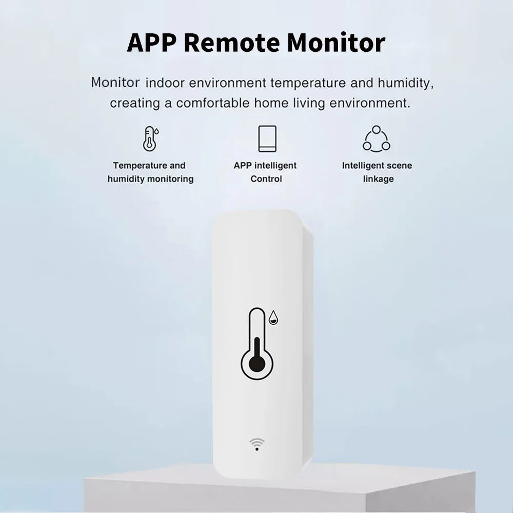 Tuya Indoor Temperature & Humidity Sensor – Wi-Fi or Zigbee