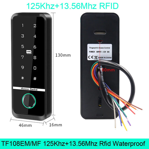Smart Fingerprint ID Keypad Access Control Lock System