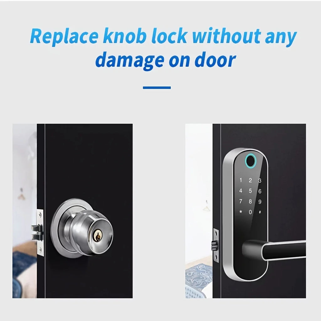 WiFi Fingerprint Smart Door Lock – Remote App Control