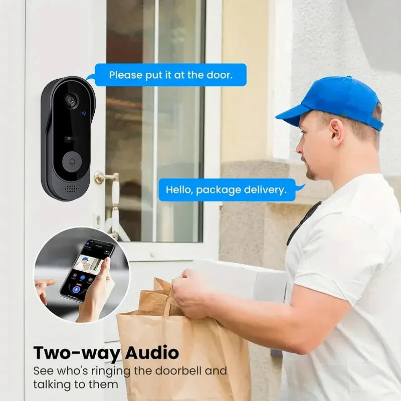 Tuya Doorbell With Camera Wireless Bundle Doorbell Smart Home WIFI HD