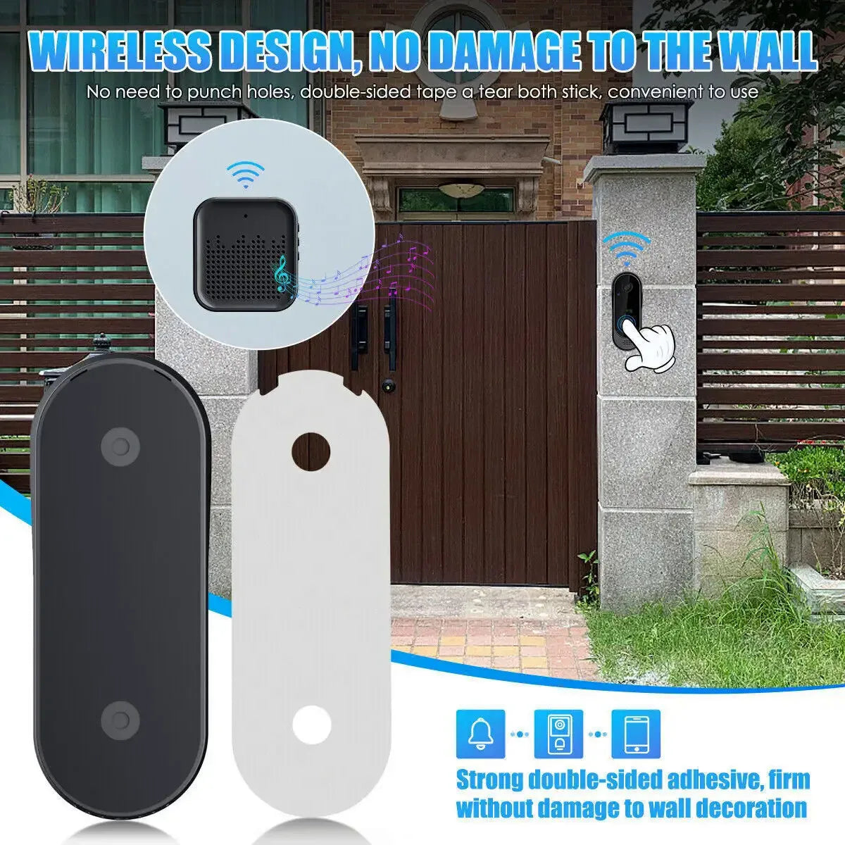 Tuya Doorbell With Camera Wireless Bundle Doorbell Smart Home WIFI HD