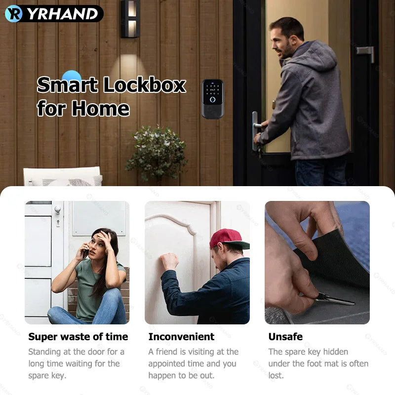 Tuya TTLock Smart Door Lock – Fingerprint & RFID Access