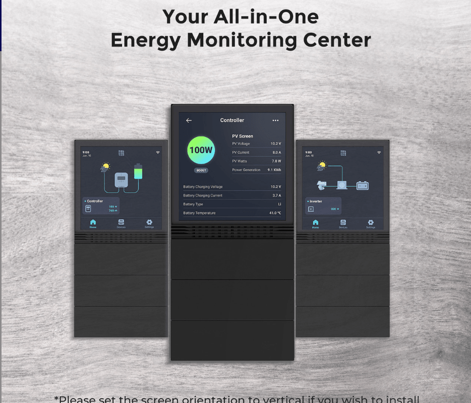 Renogy ONE M1 All-in-One Smart Panel for Off-Grid Energy Monitoring & Smart Home Control