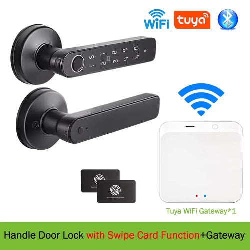 TTLock Fingerprint Smart Door Lock – Keyless App Control