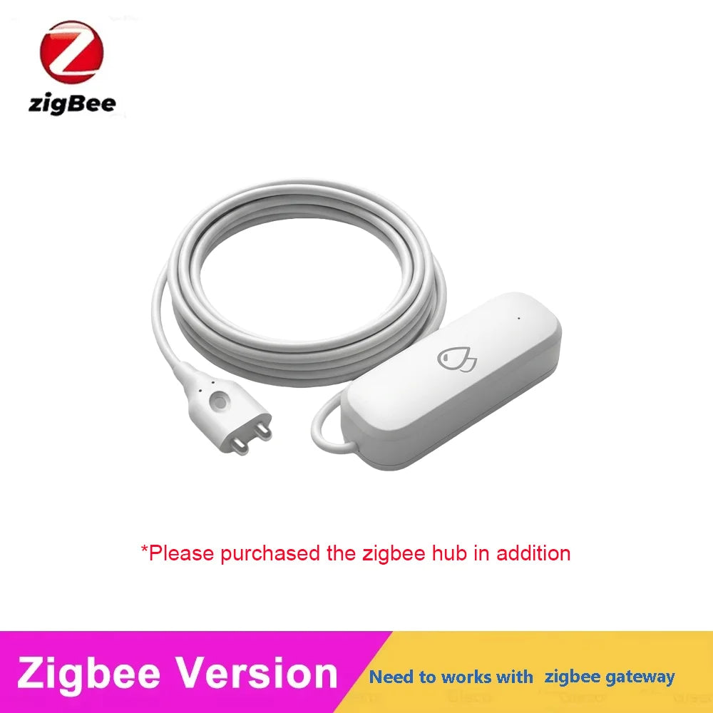 Zigbee Water-Leak & Low-Water-Level Sensor for Tuya Smart Life