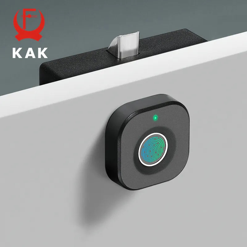 KAK Elite Fingerprint Cabinet Lock (Black)