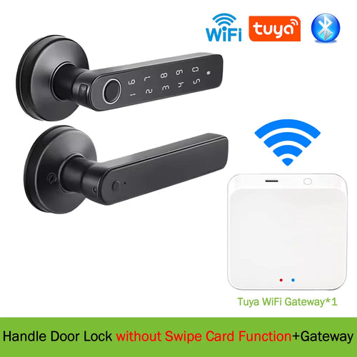 TTLock Fingerprint Smart Door Lock – Keyless App Control