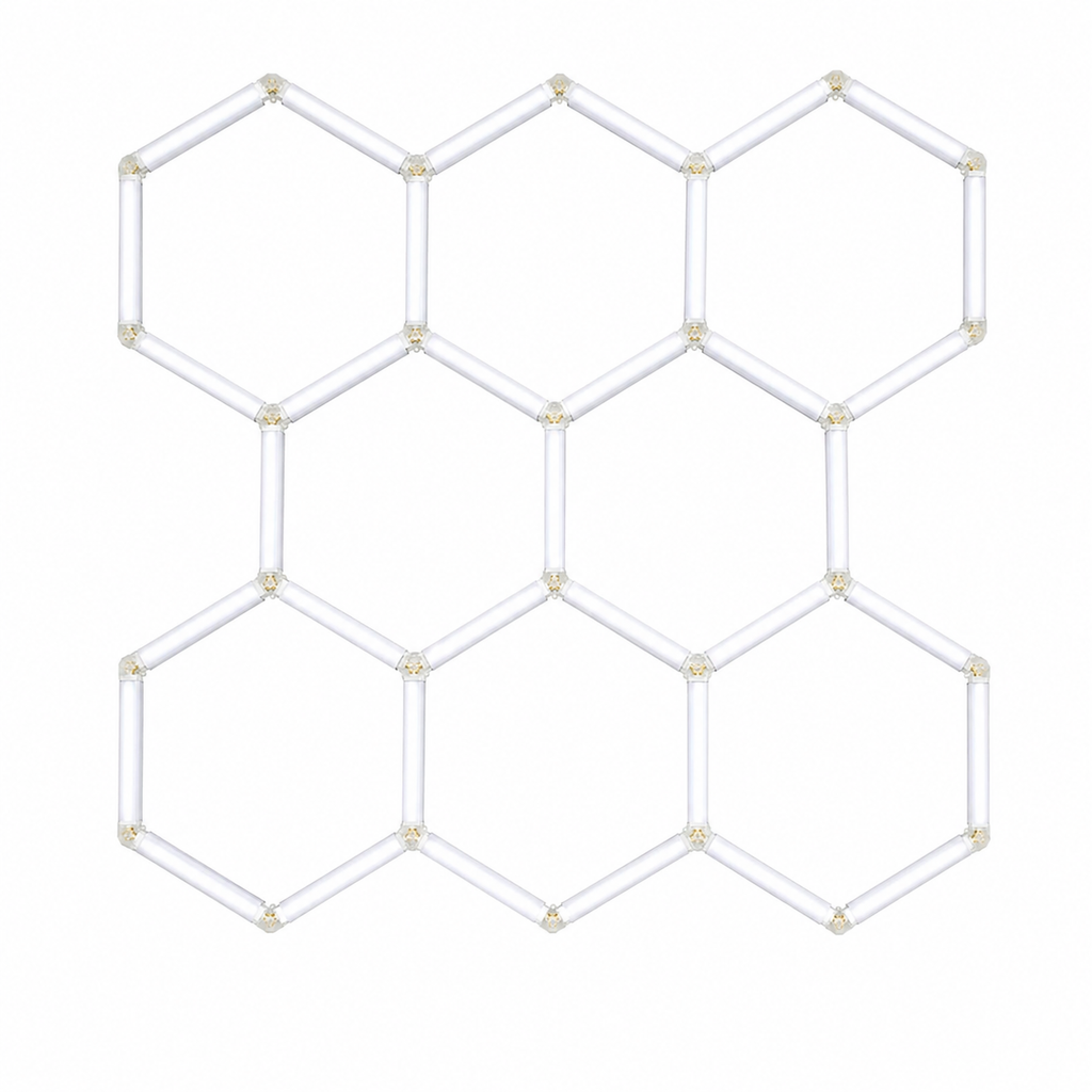Hexagon LED Garage Ceiling Light 6500K