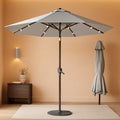 10ft Outdoor Weather proof Patio Umbrella Solar Lights