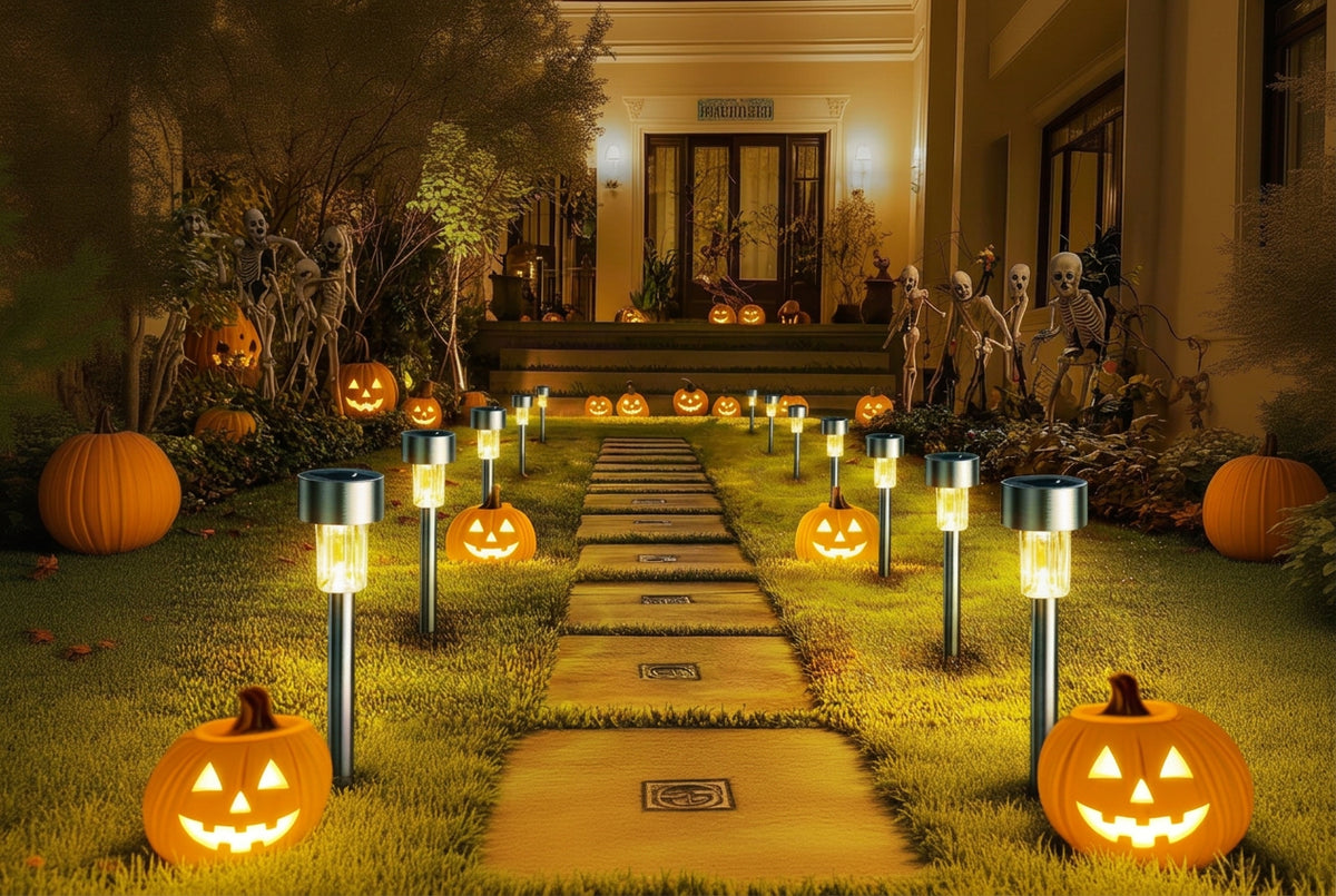 GIGALUMI Solar Lights Outdoor Waterproof